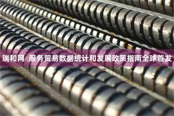 瑞和网  服务贸易数据统计和发展政策指南全球首发